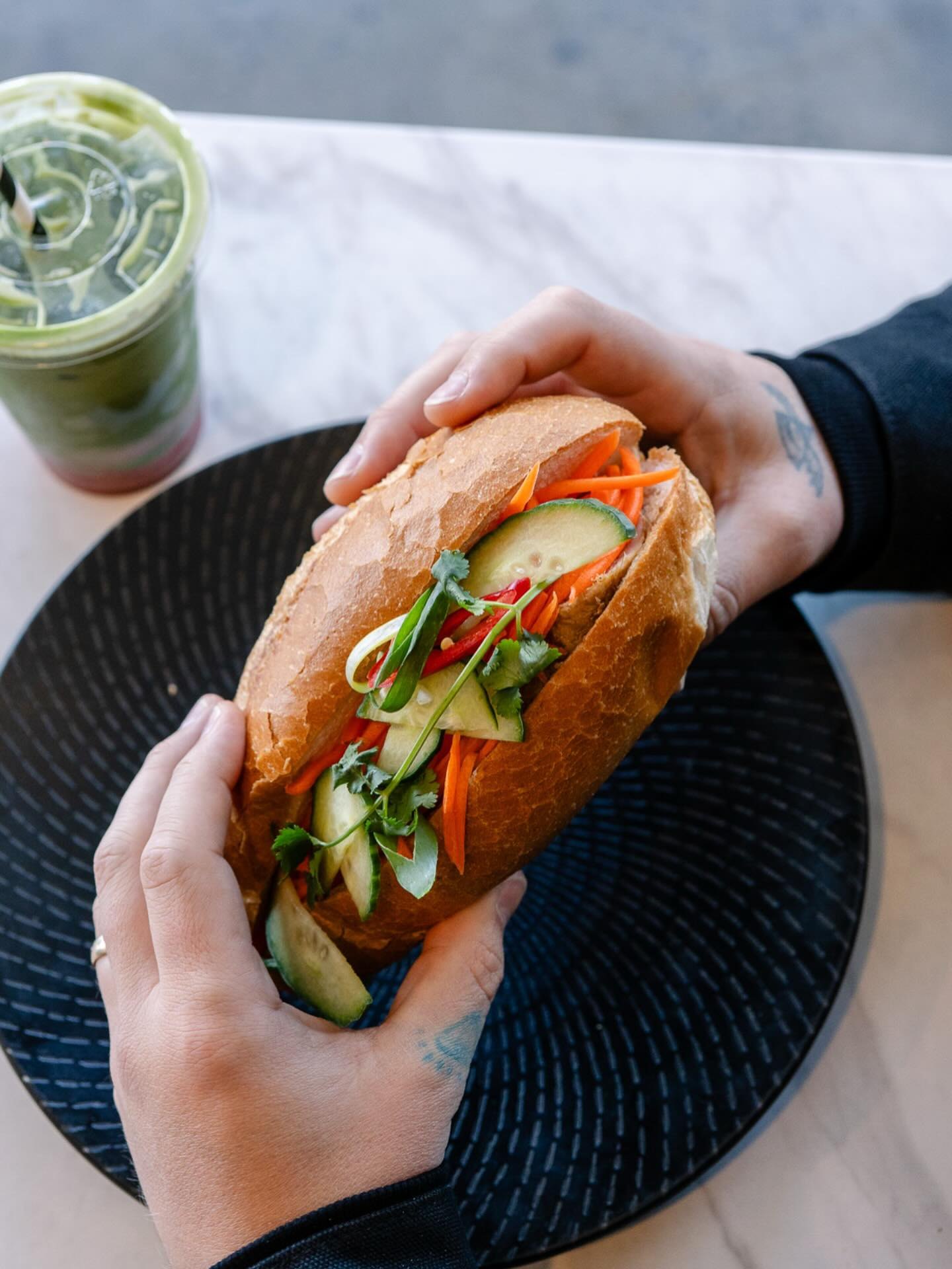Pork belly banh mi
