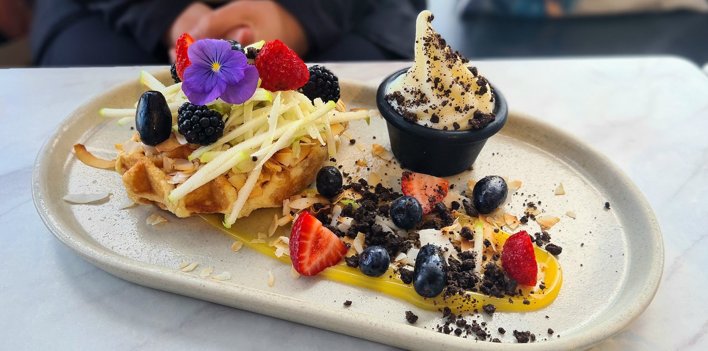 Coconut waffle